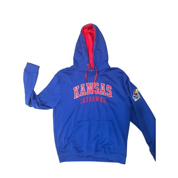 Colosseum NCAA Kansas Jayhawks Double Arch Pullover Hoodie Size XL NWOT - Picture 1 of 7